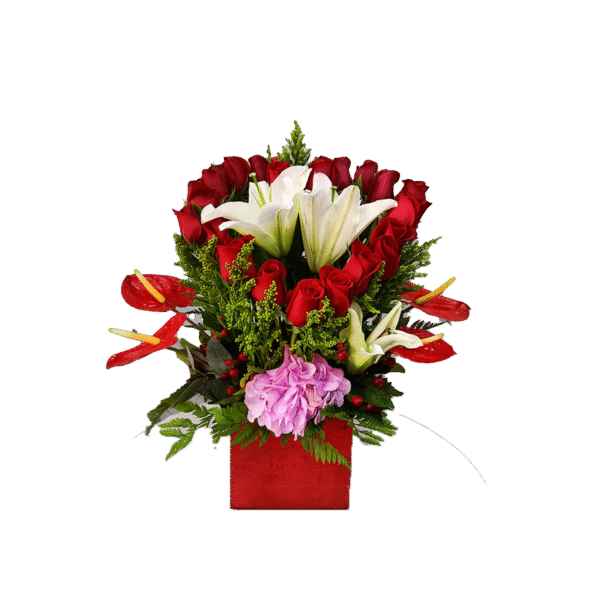 Arreglo Imperial Rojo y Blanco
