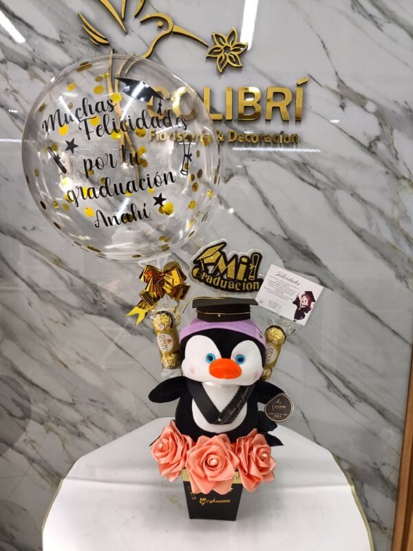 Arreglo de Graduación con Peluche - Imagen 2