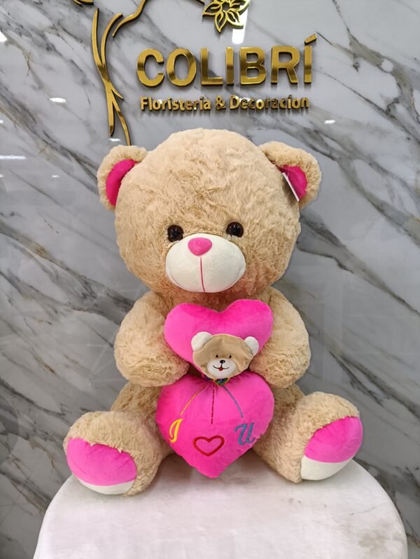 Osito de Peluche “I ❤️ U” - Imagen 2
