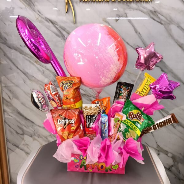 Canasta “Explosión de Amor y Snacks - Imagen 2