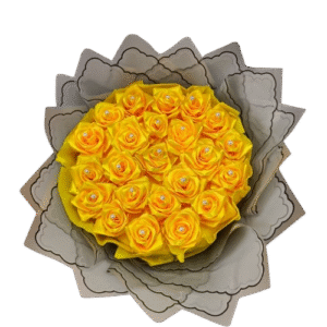 Ramo de Rosas  Eternas Amarillas