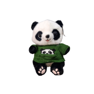 Peluche Panda con Suéter Verde
